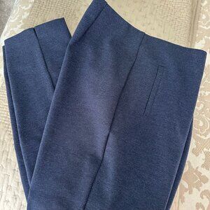 Chico Ankle Ponte Pants in Navy